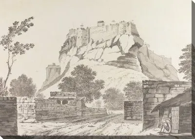 Картина Вид части западной части Гвалиора