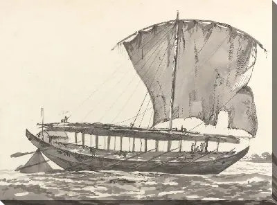 Картина Индийский парусник
