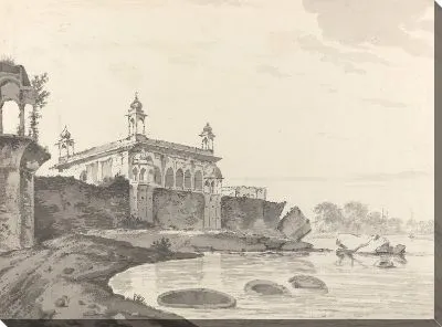 Картина Вид части дворца поздней Суджи Доула в Физабаде [Физабад]