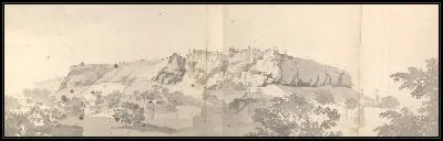 Картина Вид на форт Гвалиора с северо-запада