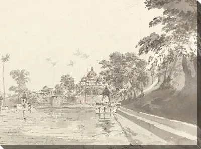 Картина Вид на мечеть в Мунхее (Манер)