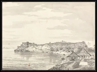 Картина Вид на Чунаргарх с востока