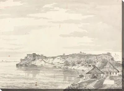 Картина Вид на Чунаргарх с востока