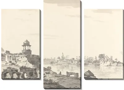 Вид части руин города Агры