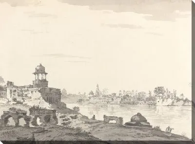 Вид части руин города Агры