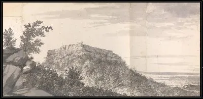 Картина Вид на форт Биджегур (Бижайгарх)