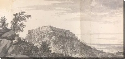 Картина Вид на форт Биджегур (Бижайгарх)