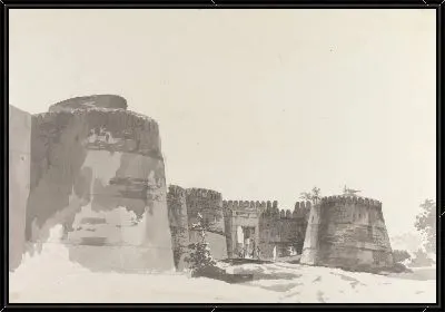 Картина Вид на ворота форта Люттипфор [Латифпур]