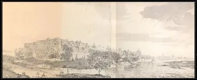 Картина Вид на Агру с юго-запада