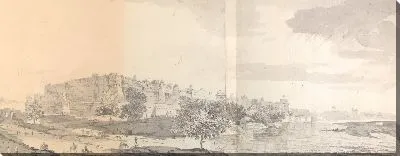 Картина Вид на Агру с юго-запада