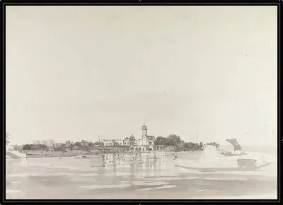 Картина Вид Чинсура с реки