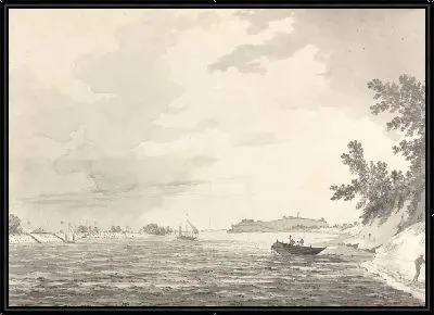 Картина Вид военного лагеря с Чунаргаром на расстоянии