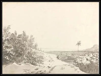 Картина Вид с перевала Сакригали, смотрящего на восток в сторону Бенгалии