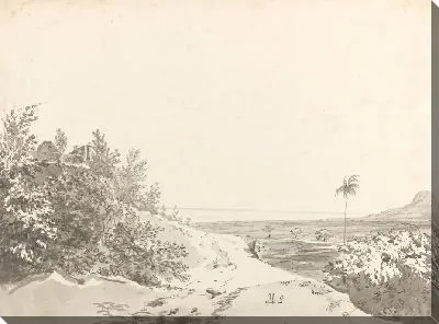 Картина Вид с перевала Сакригали, смотрящего на восток в сторону Бенгалии