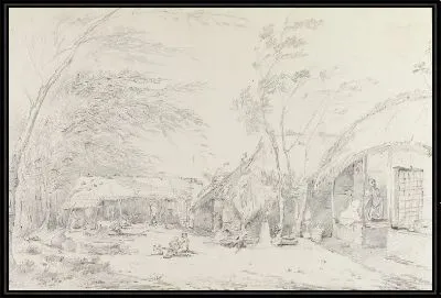 Картина Вид скотного двора в Королевстве Бенгалия