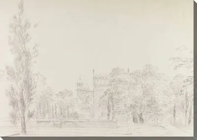 Картина Вид главных ворот Тадж-Махала