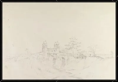 Картина Вид на мост через Оудуанвллу [Удха Нулла]