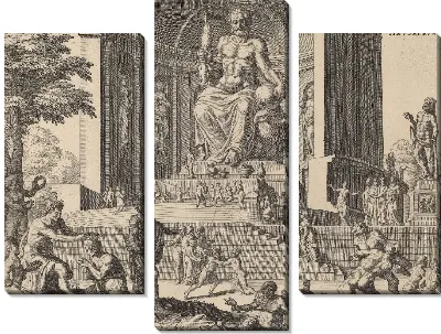 Картина Олимпийский факс в четверг (Статуя Зевса в Олимпии)