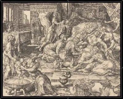 Картина Рождение Фареса и Зары