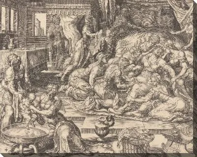 Картина Рождение Фареса и Зары