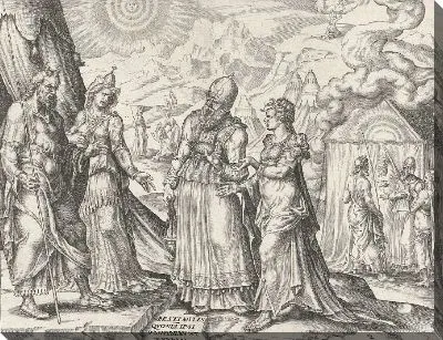 Картина Власть Моисея оспаривается 