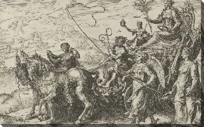 Картина Триумф мира, из цикла превратностей человеческих дел, плита 8