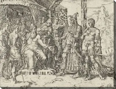 Картина Чамор и Сихем просят Иакова за руку Дины