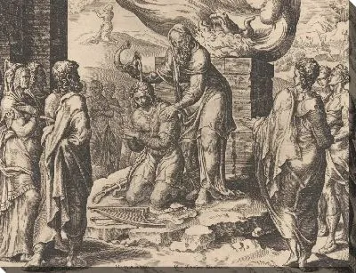 Картина Самуил Помазание Давида