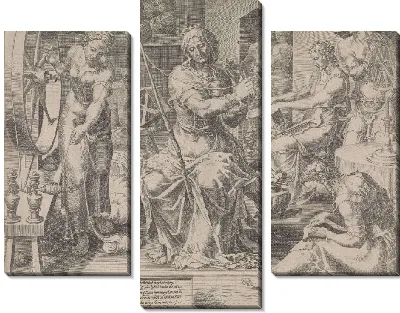 Картина Мурлыкает Добродетельная Женщина