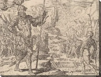 Картина Встреча Давида с Голиафом