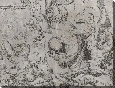 Картина Мир, погибающий вместе со знанием и любовью, из безудержного мира, лист 4