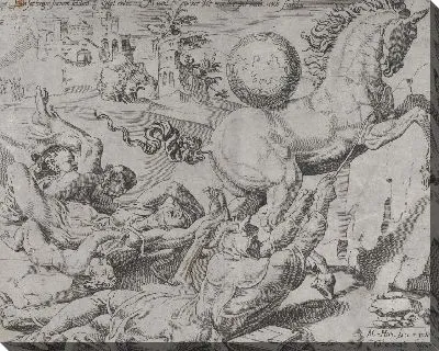 Картина Мир, уносящий знания и любовь из безудержного мира, лист 3