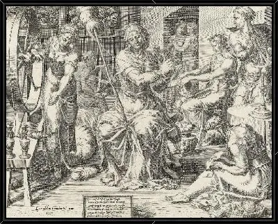 Картина Мурлыкает Добродетельная Женщина