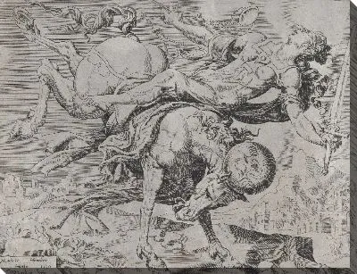 Картина Мир избавления от правосудия, из безудержного мира, плита 1