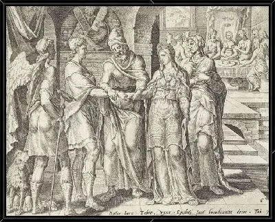 Картина Брак Тобиаса и Сары