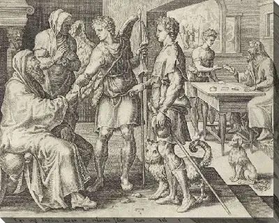 Картина Прощание с Тобитом и Анной