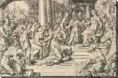 Картина Соломон и царица Савская