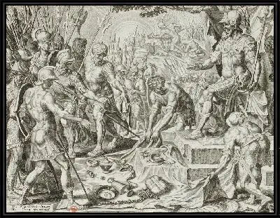 Гедеон получает долю от добычи