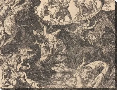 Картина Обвинители Даниила брошены в логово льва