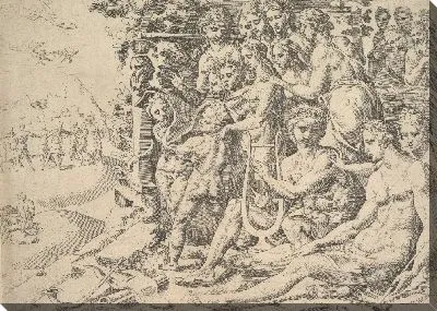 Картина Аполлон и Музы