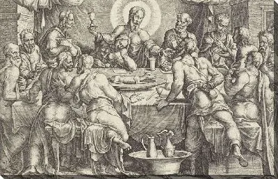 Картина Причастие Иуды Искариота