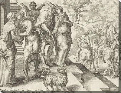 Картина Выезд Тобиаса и Сары