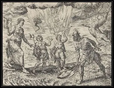 Картина Труд вознаграждается едой и одеждой