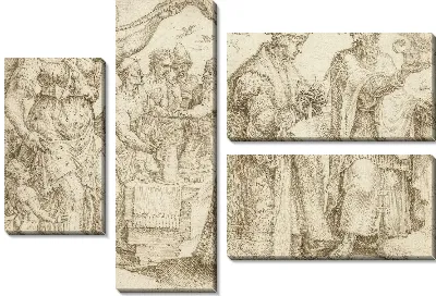 Картина Процессия Чести, Слушания и Славы