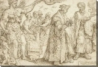 Картина Процессия Чести, Слушания и Славы