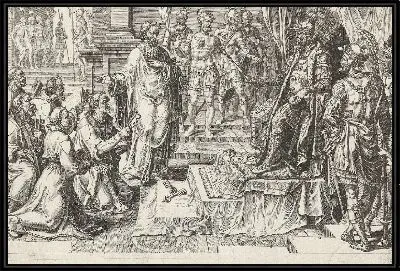Картина Представление шести немецких городов, 1547