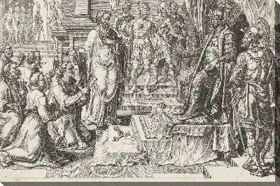 Картина Представление шести немецких городов, 1547