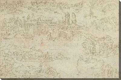 Картина Руён и фэнтезийный пейзаж