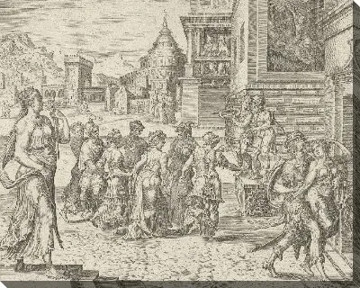 Картина Дина поражена и изнасилована Сихемом