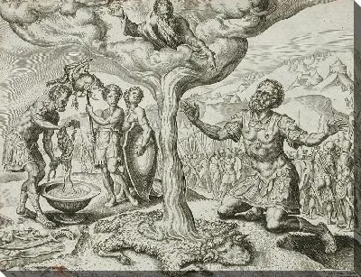 Картина Роса на шерсти